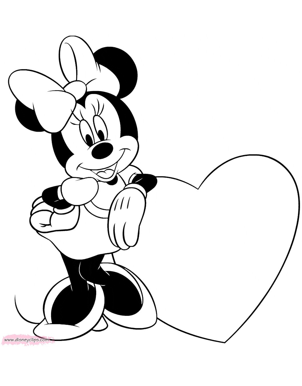 1058x1352 Mickey And Minnie Mouse Valentine Coloring Pages Best