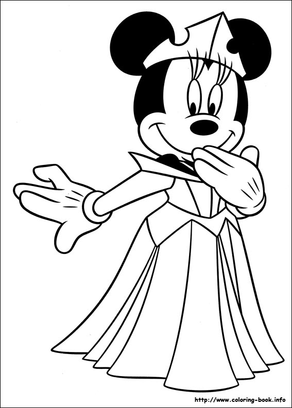 567x794 Minnie Mouse Coloring Pages On Coloring