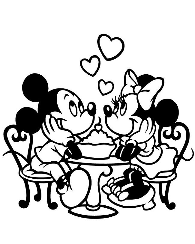 650x814 Minnie Mouse Valentine's Day Coloring Pages San Valentino
