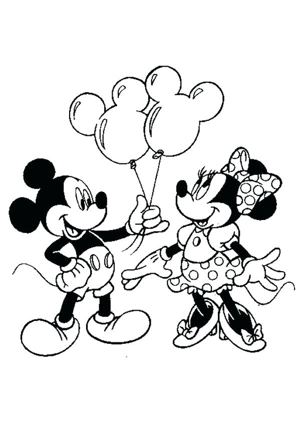 595x842 Coloring Pages Of Minnie Mouse Mouse Printable Coloring Pages Also