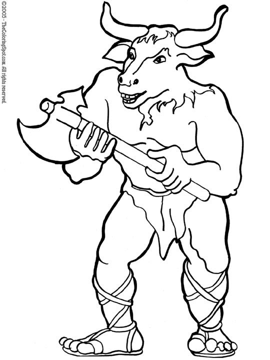 540x720 Minotaur 3 Audio Stories For Kids Amp Free Coloring Pages