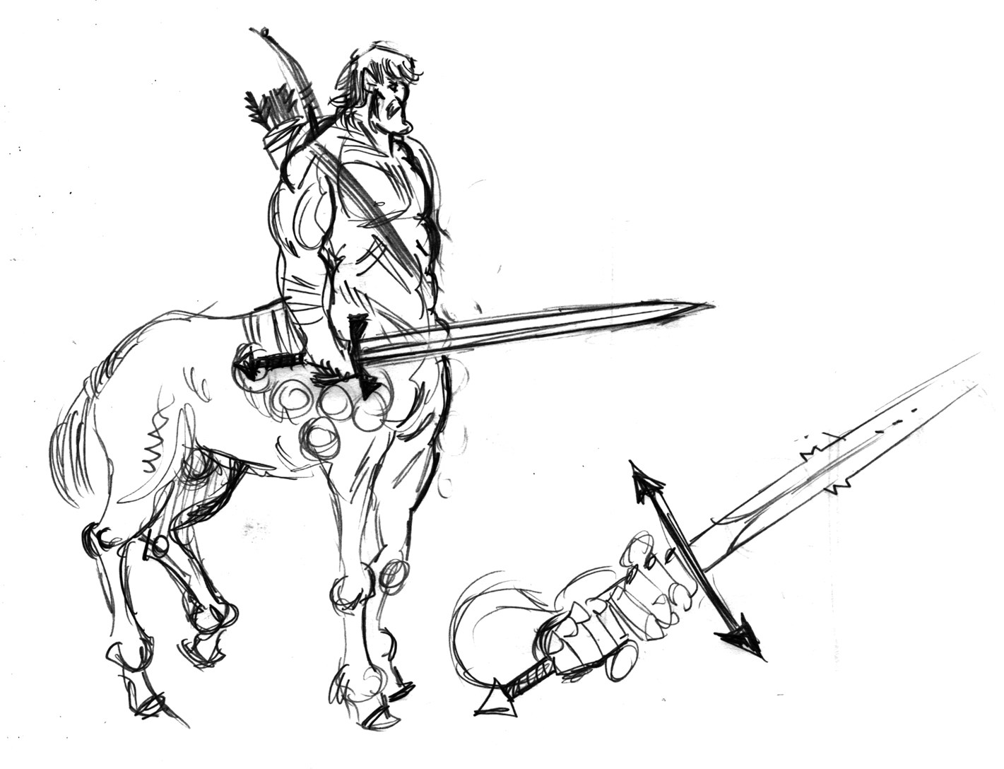 1421x1088 Minotaur Coloring Pages