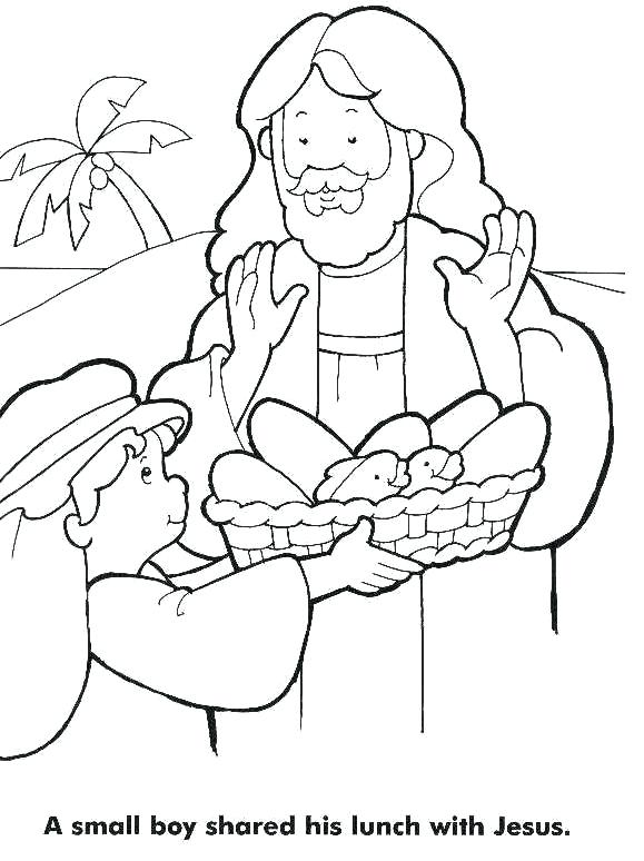 579x774 Jesus Miracles Coloring Pages The Catholic Toolbox A To Z Bible