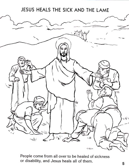 500x650 Jesus Miracles Coloring Pages Jesus Miracles Coloring Pages