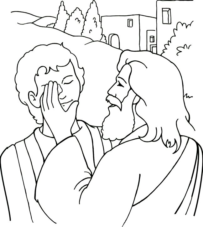 648x725 Miracles Of Jesus Coloring Pages
