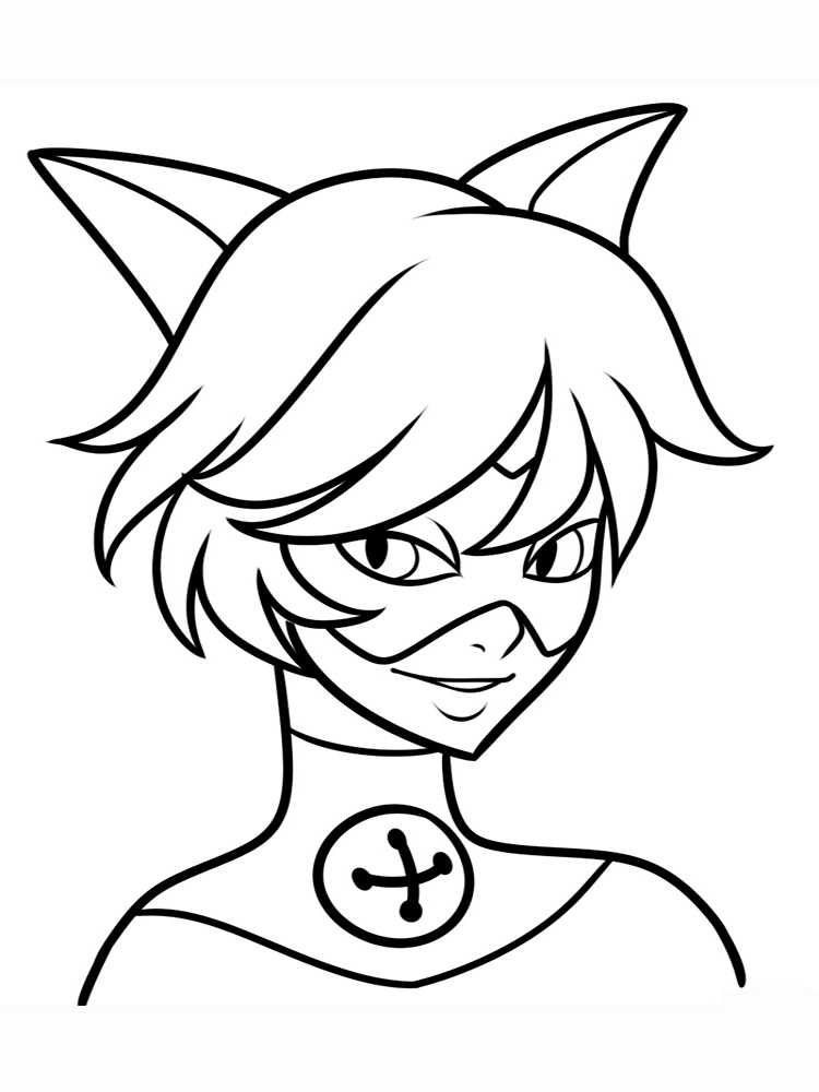 750x1000 Miraculous Tales Of Ladybug And Cat Noir Coloring Pages. Free