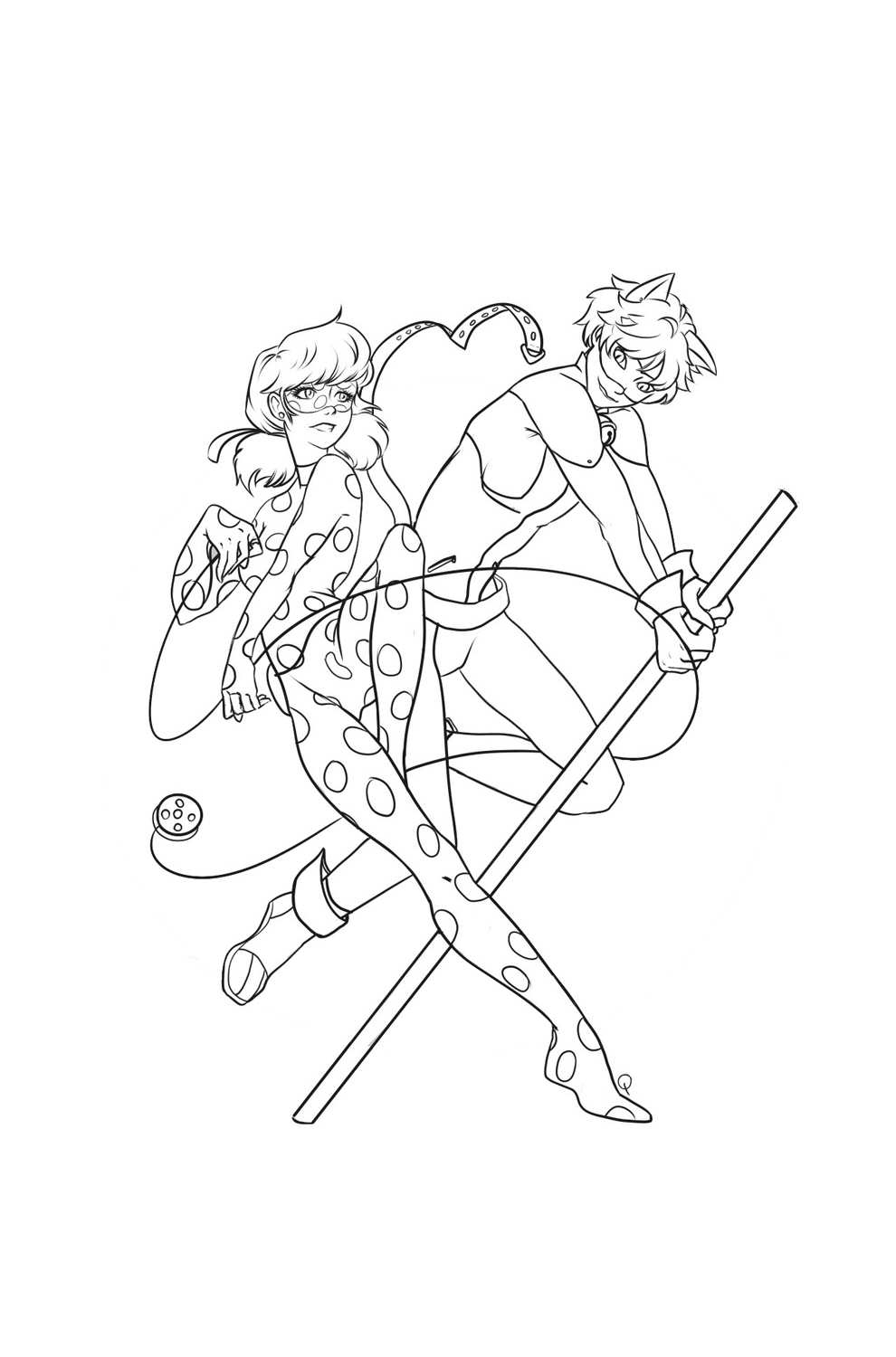 990x1500 Useful Miraculous Ladybug Coloring Pages Kids