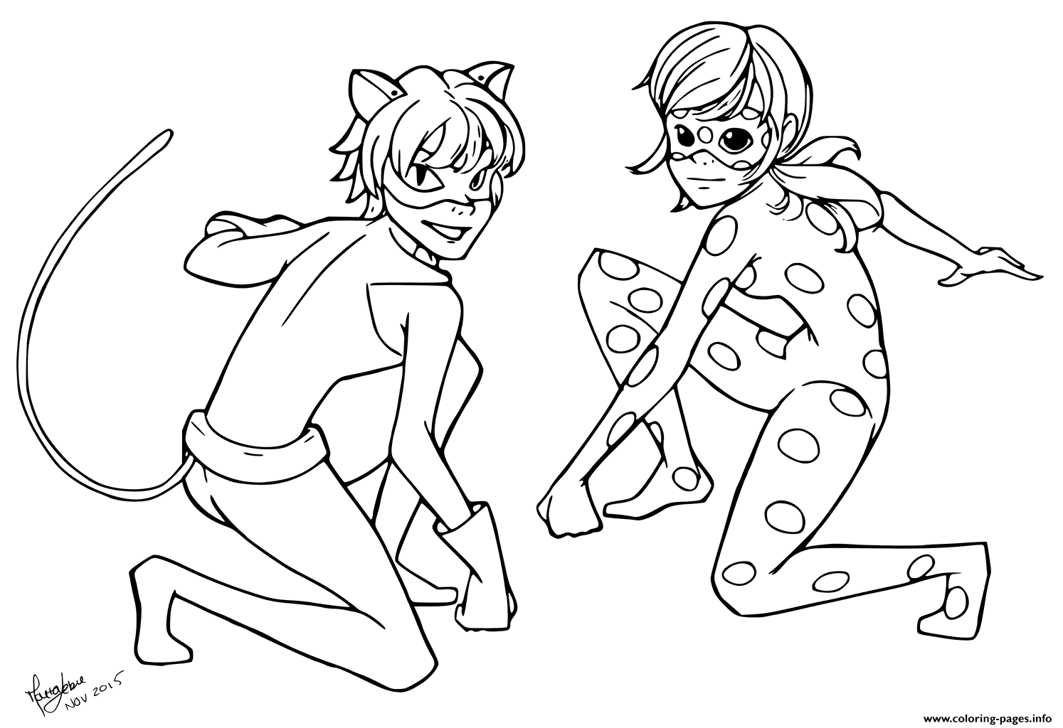 1494x1024 Miraculous Tales Of Ladybug Cat Noir Kids Coloring Pages Printable