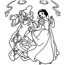 230x230 Top 20 Free Printable Snow White Coloring Pages Online