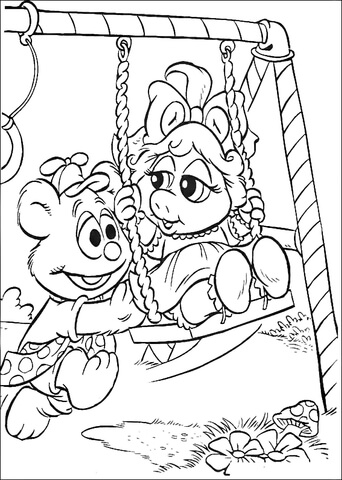 Miss Piggy Coloring Pages