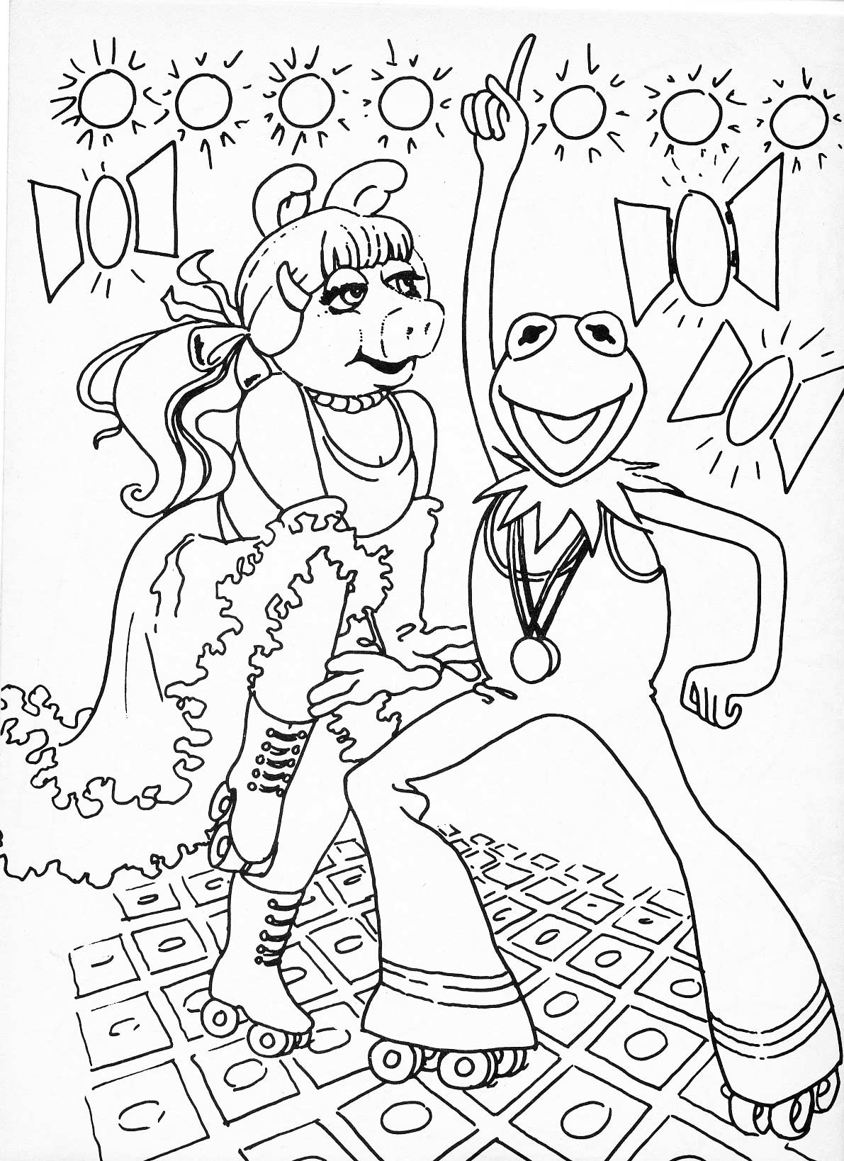 1191x1638 Muppets Coloring Pages