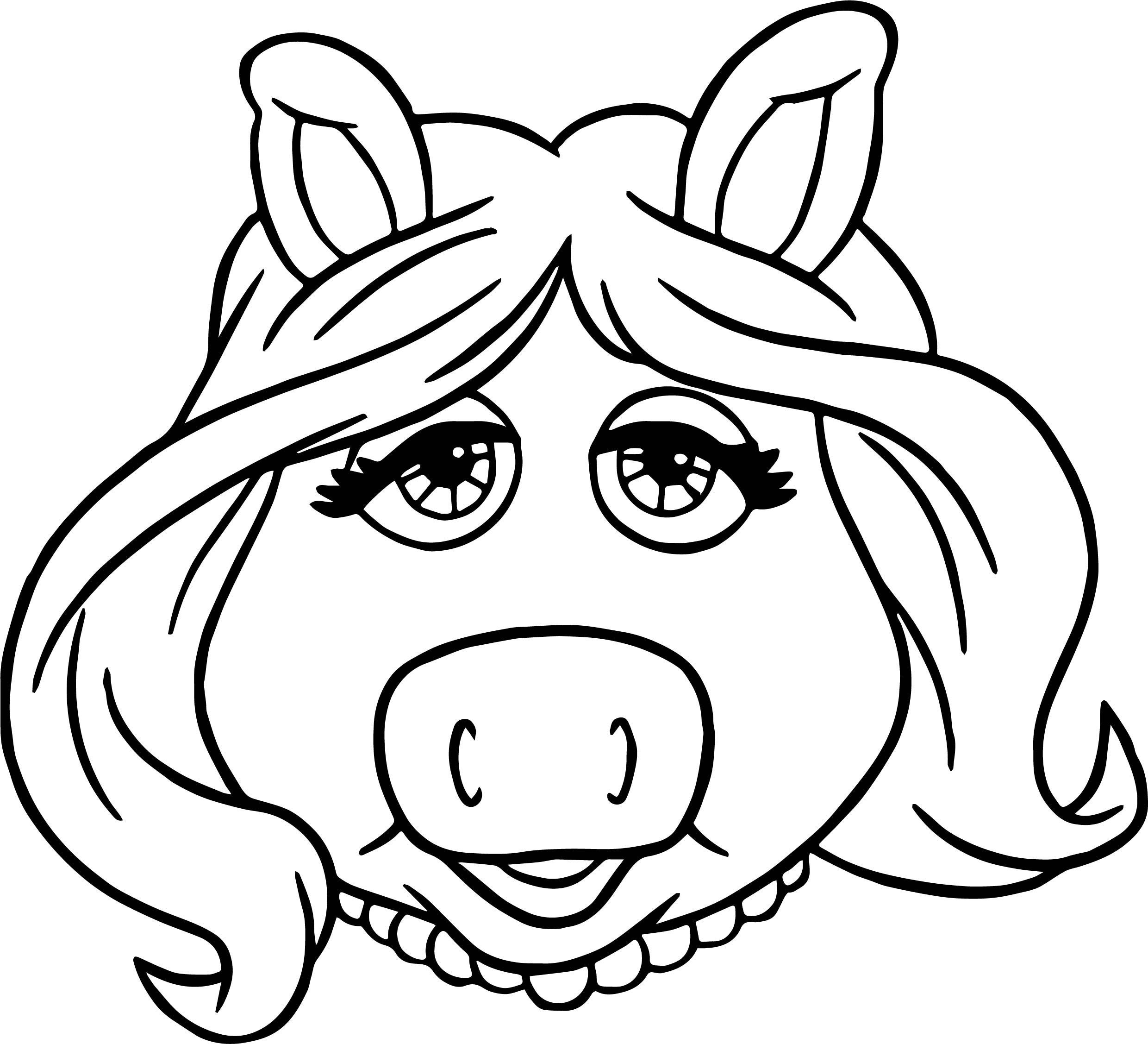 2480x2254 Miss Piggy Coloring Pages Wallpapers Lobaedesign Com Arilitv Piggy