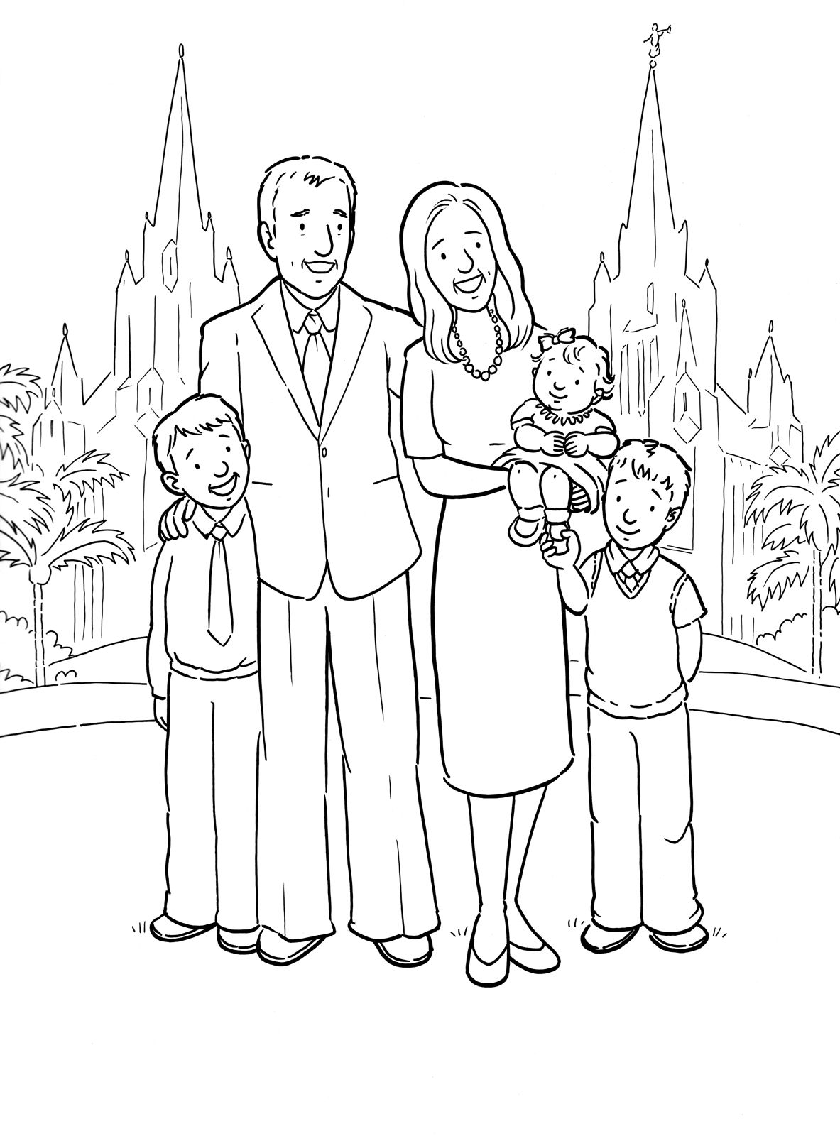 1183x1600 To Lds Missionary Coloring Page