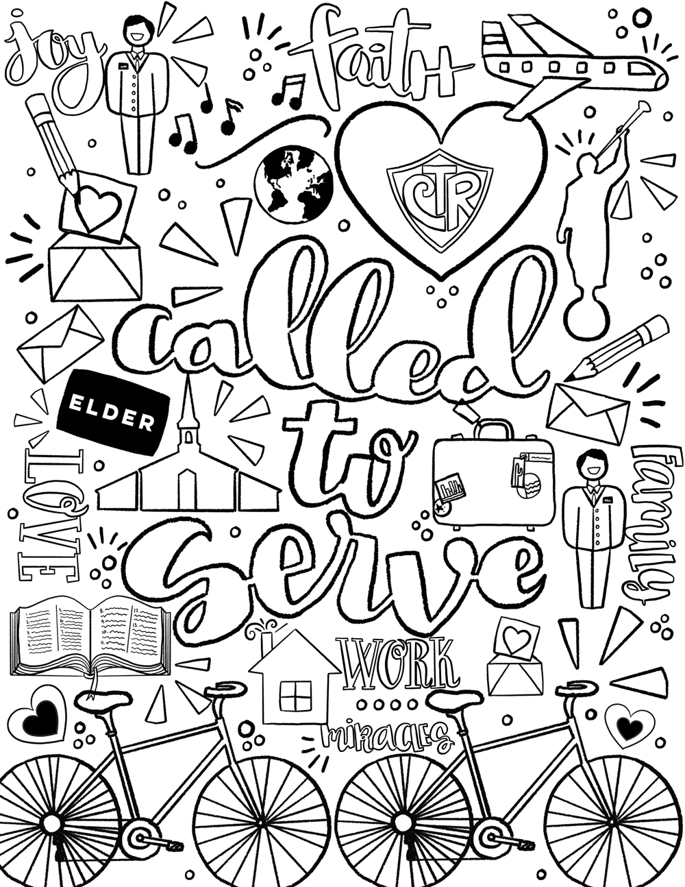 1000x1294 Unconditional Missionary Coloring Pages Celebr