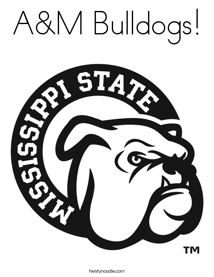 685x886 Aampm Bulldogs Coloring Page