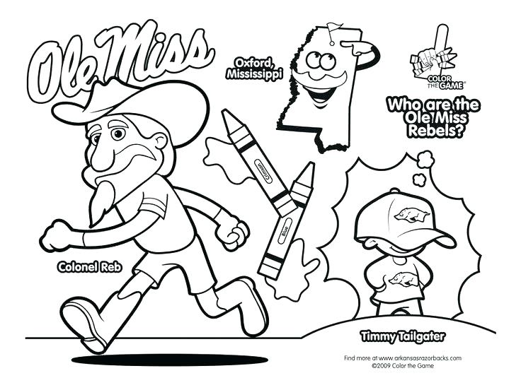 736x552 Auburn Coloring Pages Auburn Coloring Sheets Auburn Football