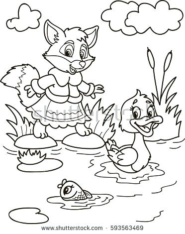 372x470 Coloring Page Of Mississippi River Nature Printable Pages Drawing