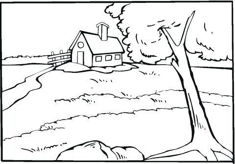 480x335 Coloring Page River Color By Number Pages Coloring Page Of A River