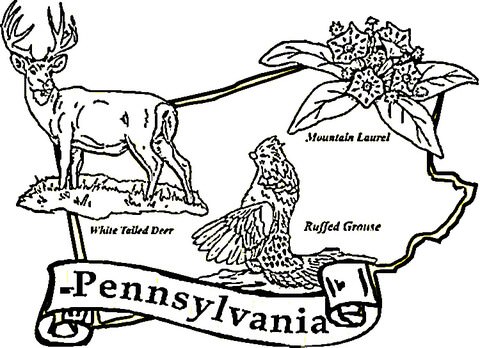 480x348 Pa State Coloring Pages