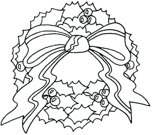 500x445 Mistletoe Coloring Pages Mistletoe Coloring Page Coloring Pages
