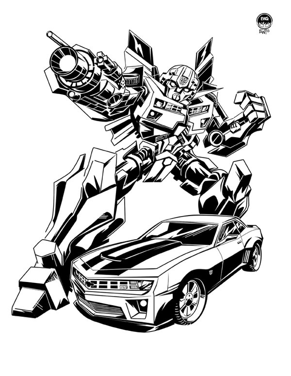 600x776 Transformers Coloring Pages Bumblebee 6566313