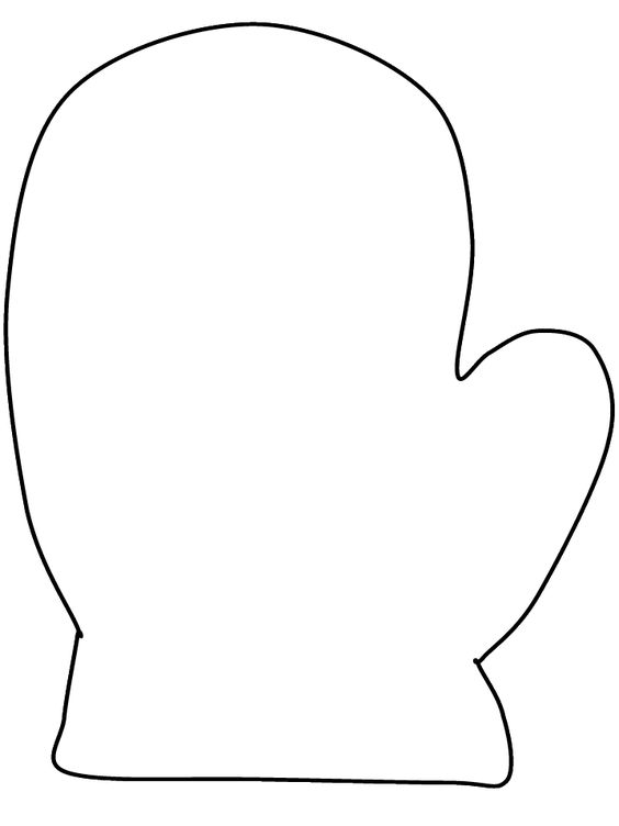 Mitten Coloring Page