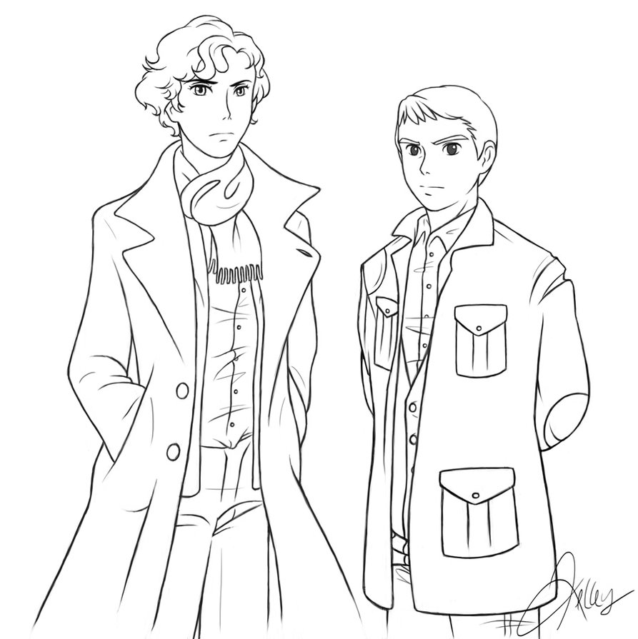 893x895 Sherlock Miyazaki By Blueeyedperceiver