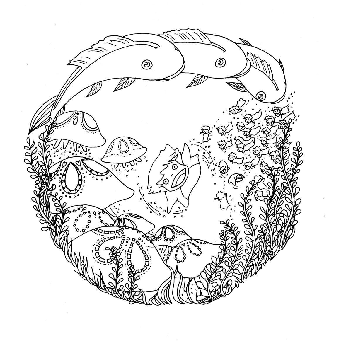 1181x1181 Throughout Studio Ghibli Coloring Pages