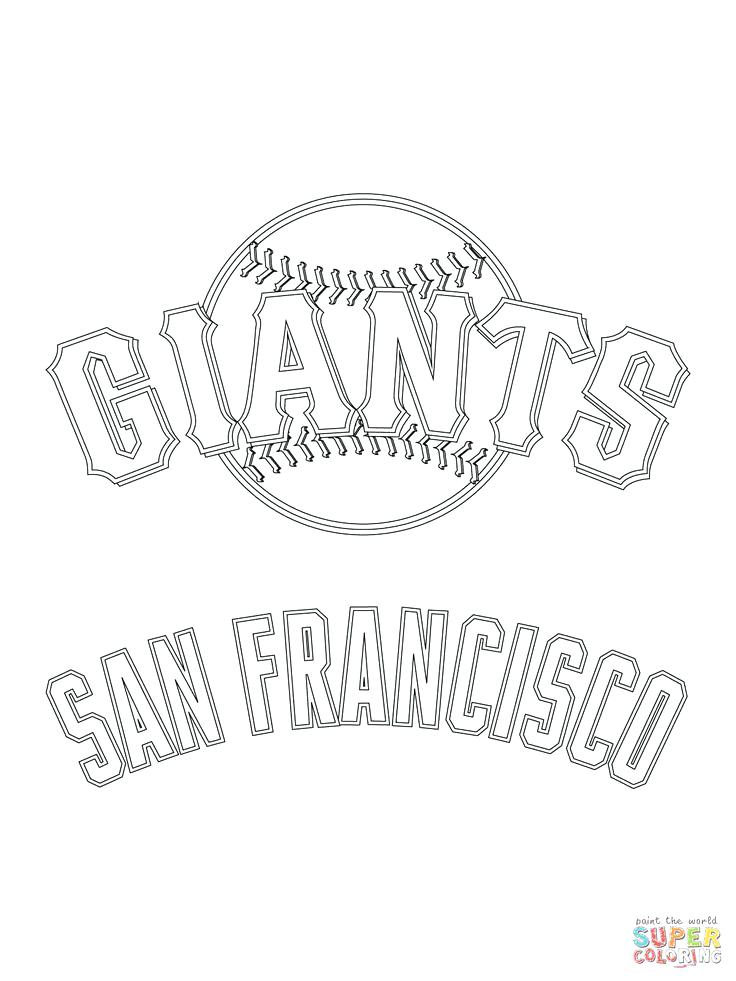 736x981 Mlb Logo Coloring Pages Giants Logo Coloring Pages Mlb Logo