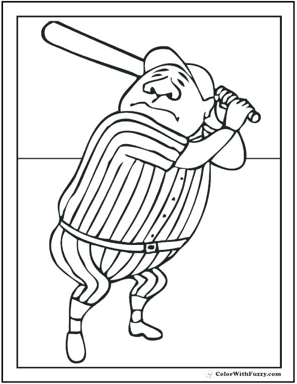590x762 Mlb Coloring Pages Best Of Coloring Pages Pictures Good Baseball