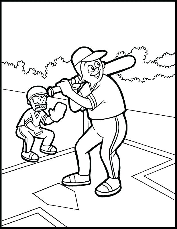 618x798 Mlb Coloring Pages Free Baseball Coloring Pages Innovative
