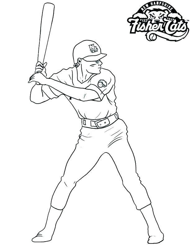 612x792 Baseball Coloring Pages Mlb These Baseball Of Baseball Players