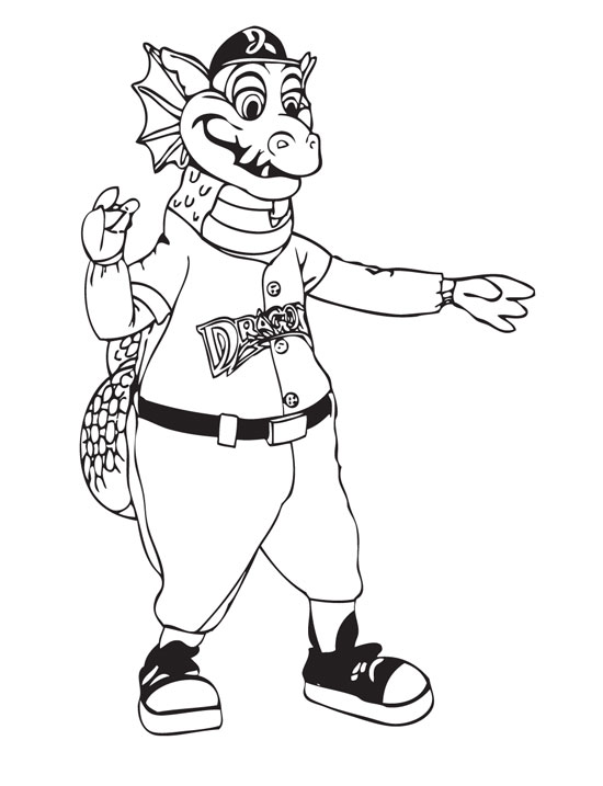 550x717 Mlb Mascot Printable Coloring Pages