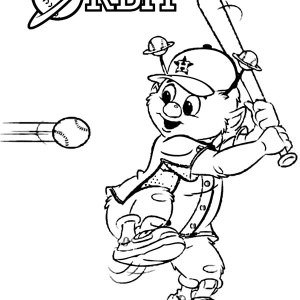 300x300 Mlb Mascots Coloring Pages