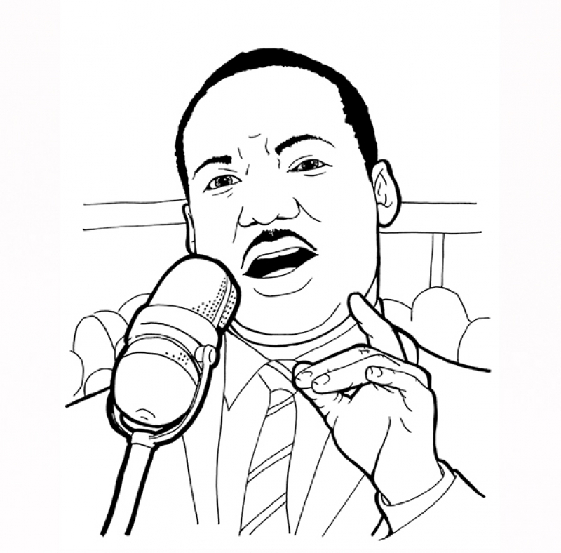 Mlk Coloring Pages