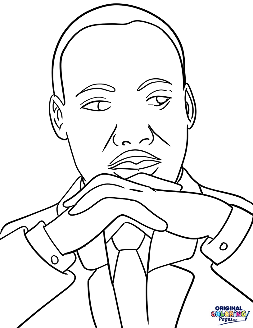 815x1056 Martin Luther King Day Coloring Pages Original Coloring Pages
