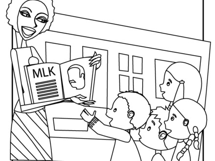 440x330 Martin Luther King Jr Coloring Pages For Kids, Martin Luther King