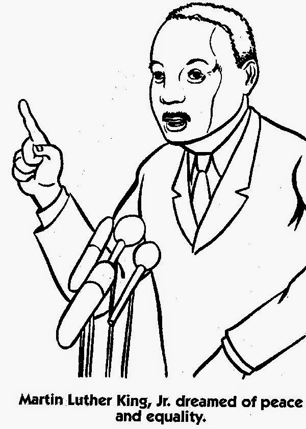 600x841 Print Martin Luther King, Jr. Coloring Pages For Kids. New