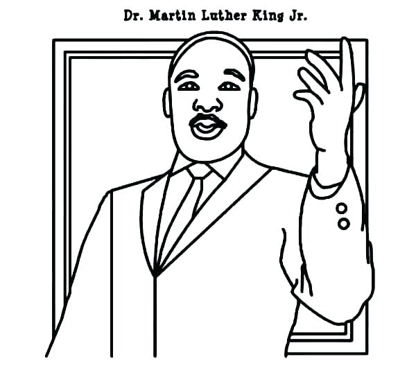 600x544 Mlk Coloring Pages Free Coloring Pages Free Martin Jr Coloring