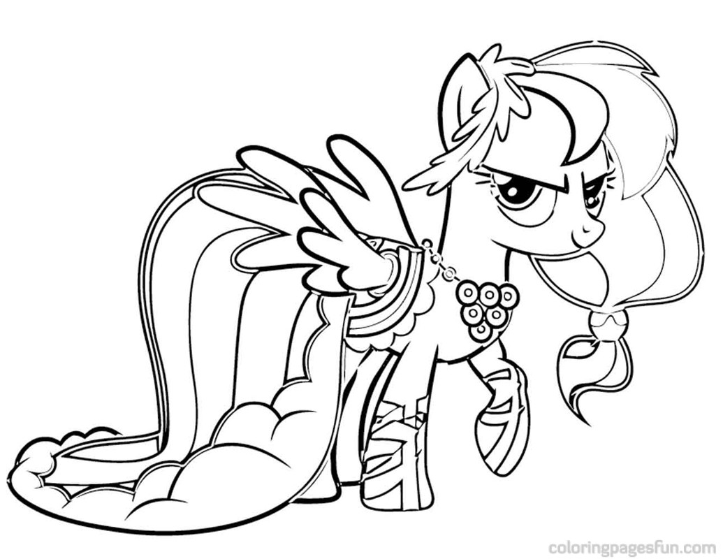1035x800 My Little Pony Rainbow Dash Coloring Pages