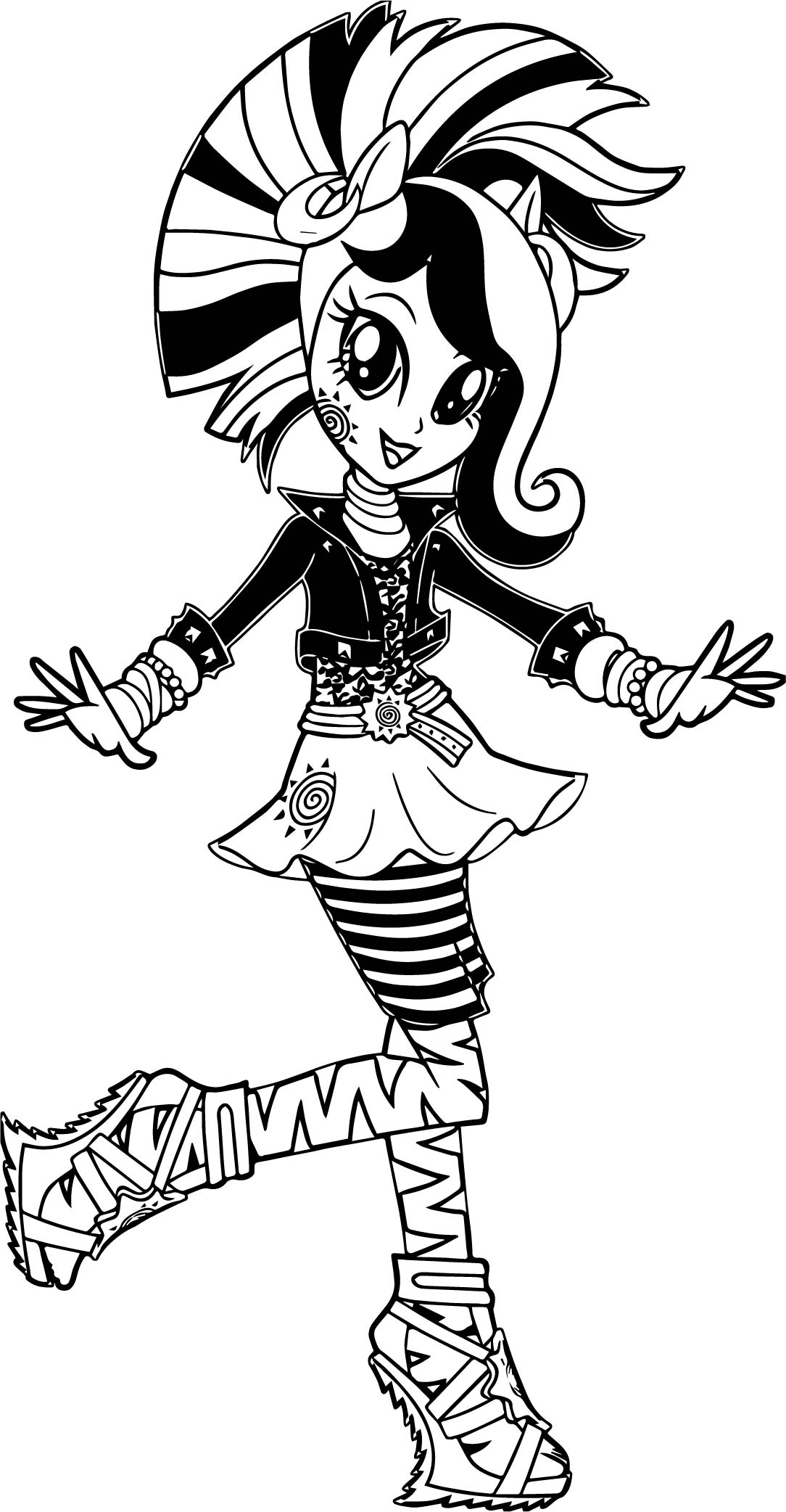 1084x2084 My Little Pony New Equestria Girls Coloring Pages Printable