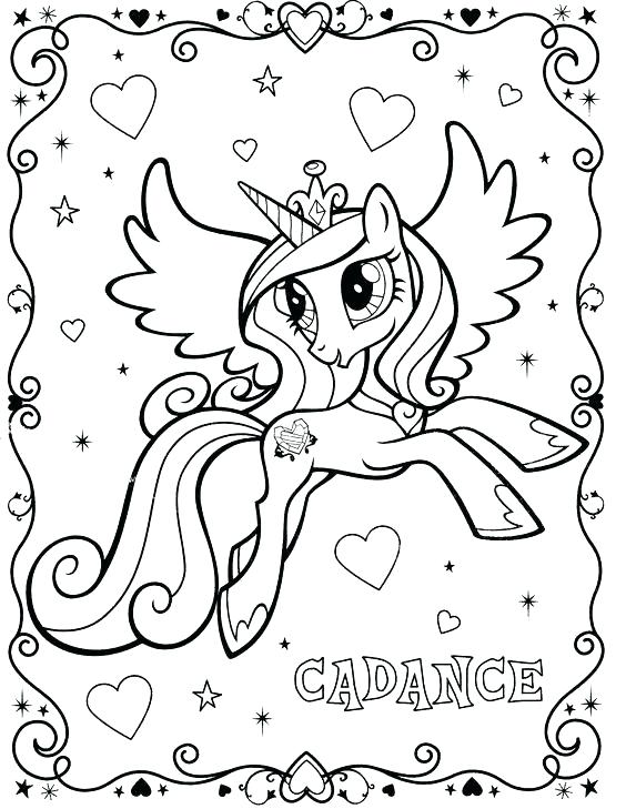 564x729 My Little Pony Color With My Little Pony Coloring Pages Online