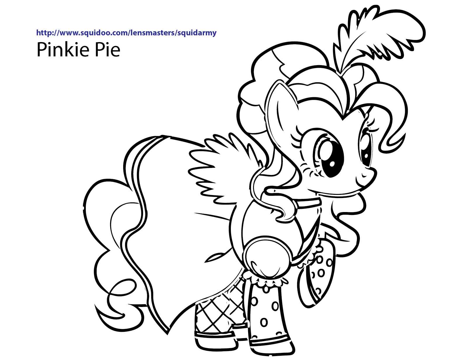 1600x1236 My Little Pony Pinkie Pie Coloring Pages