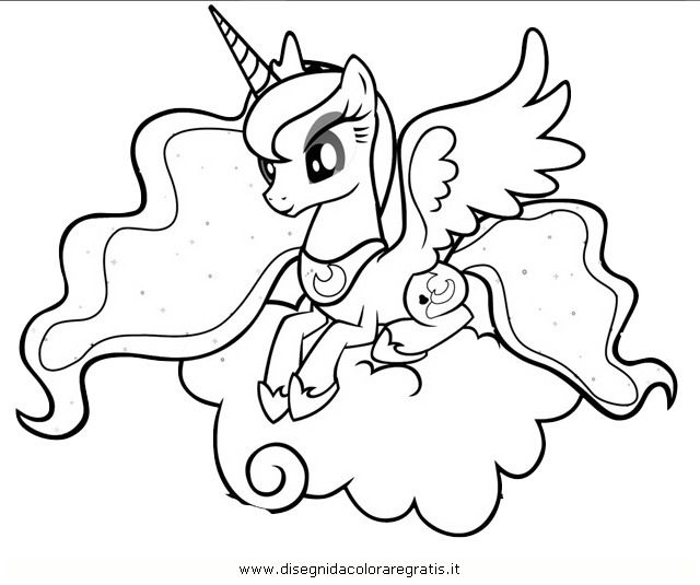 Mlp Coloring Pages Princess Celestia