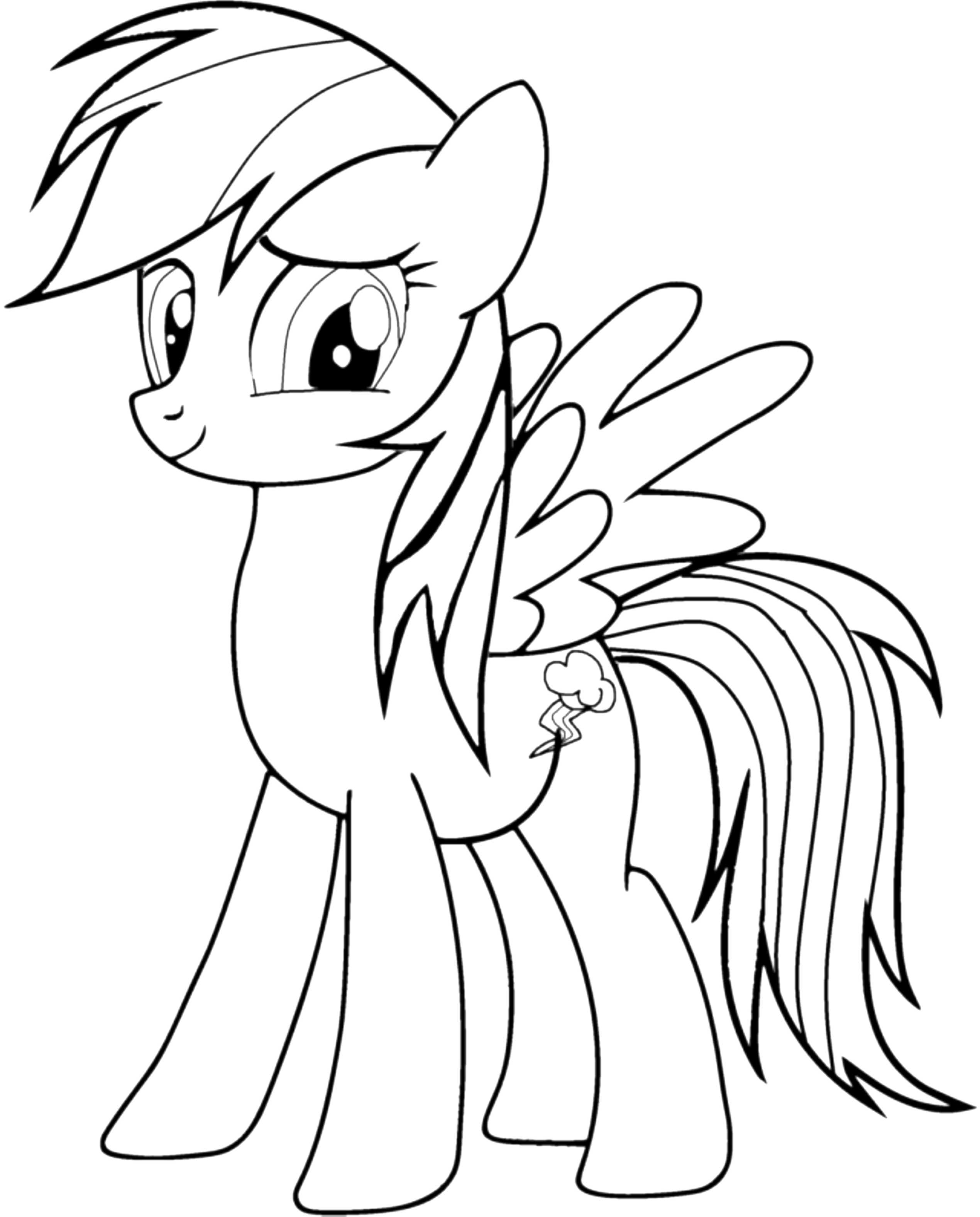 2539x3154 My Little Pony Coloring Pages Rainbow Dash Get Bubbles