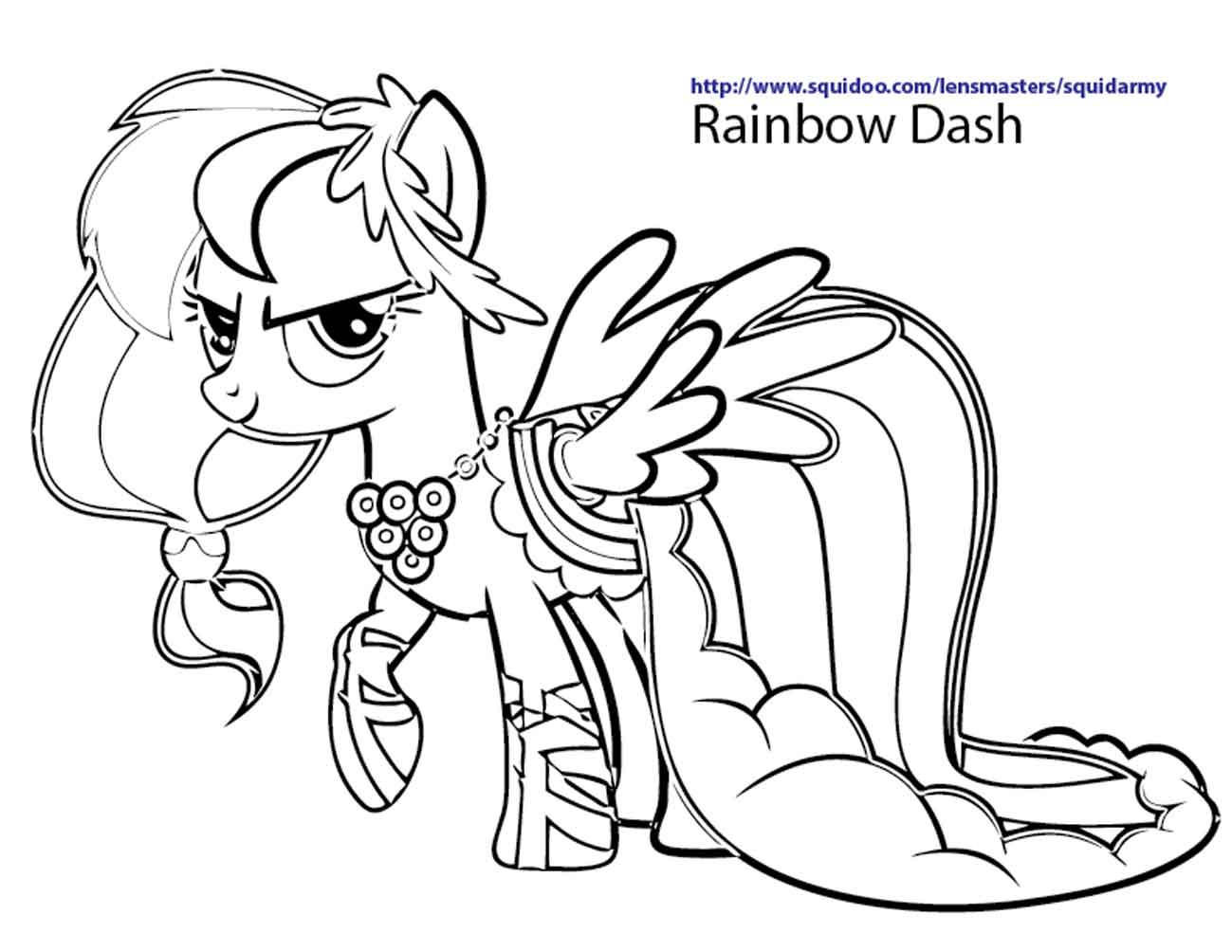 1299x1004 My Little Pony Coloring Pages Rainbow Dash For Kids New Page