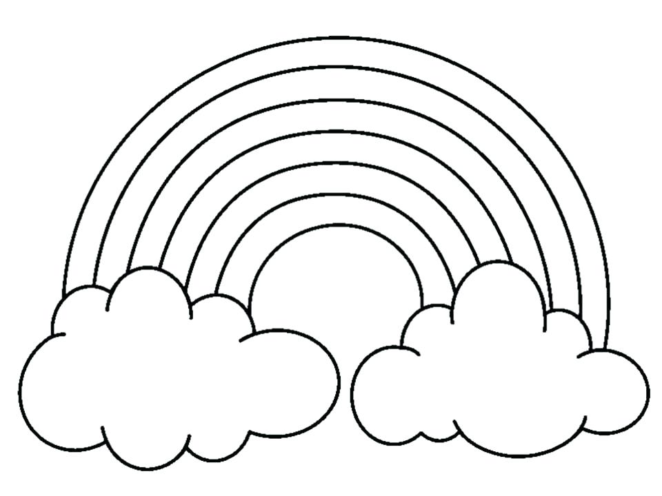 960x720 Coloring Page Of A Rainbow On Rainbow Coloring Page Mlp Coloring