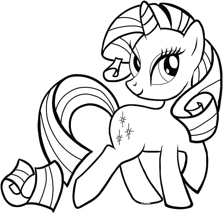 742x709 Coloring Pages My Little Pony Filly Coloring Pages Rarity Of My
