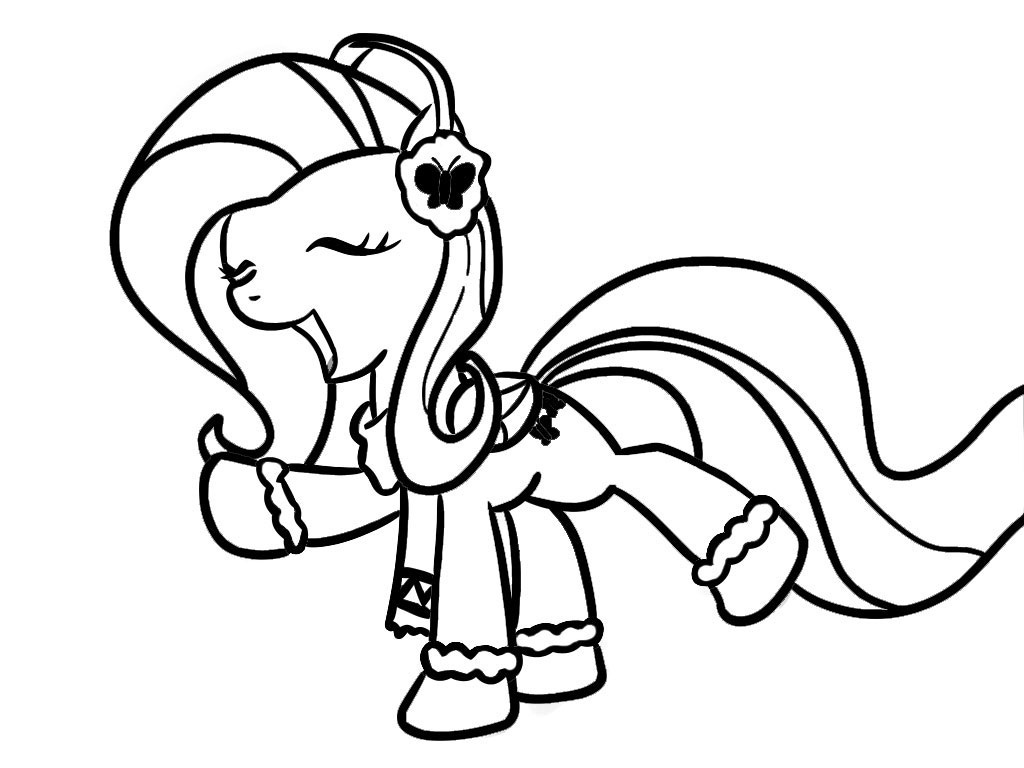 1024x768 My Little Pony Coloring Pages Printable