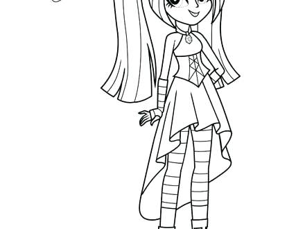 440x330 Coloriage De My Little Pony Equestria Girl Rainbow Rocks My Little